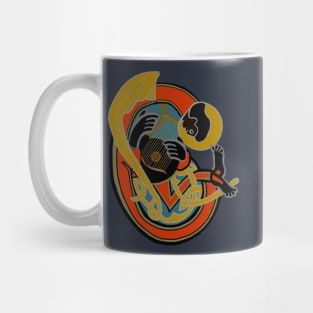 Dark Angel letter C Ochre Mug